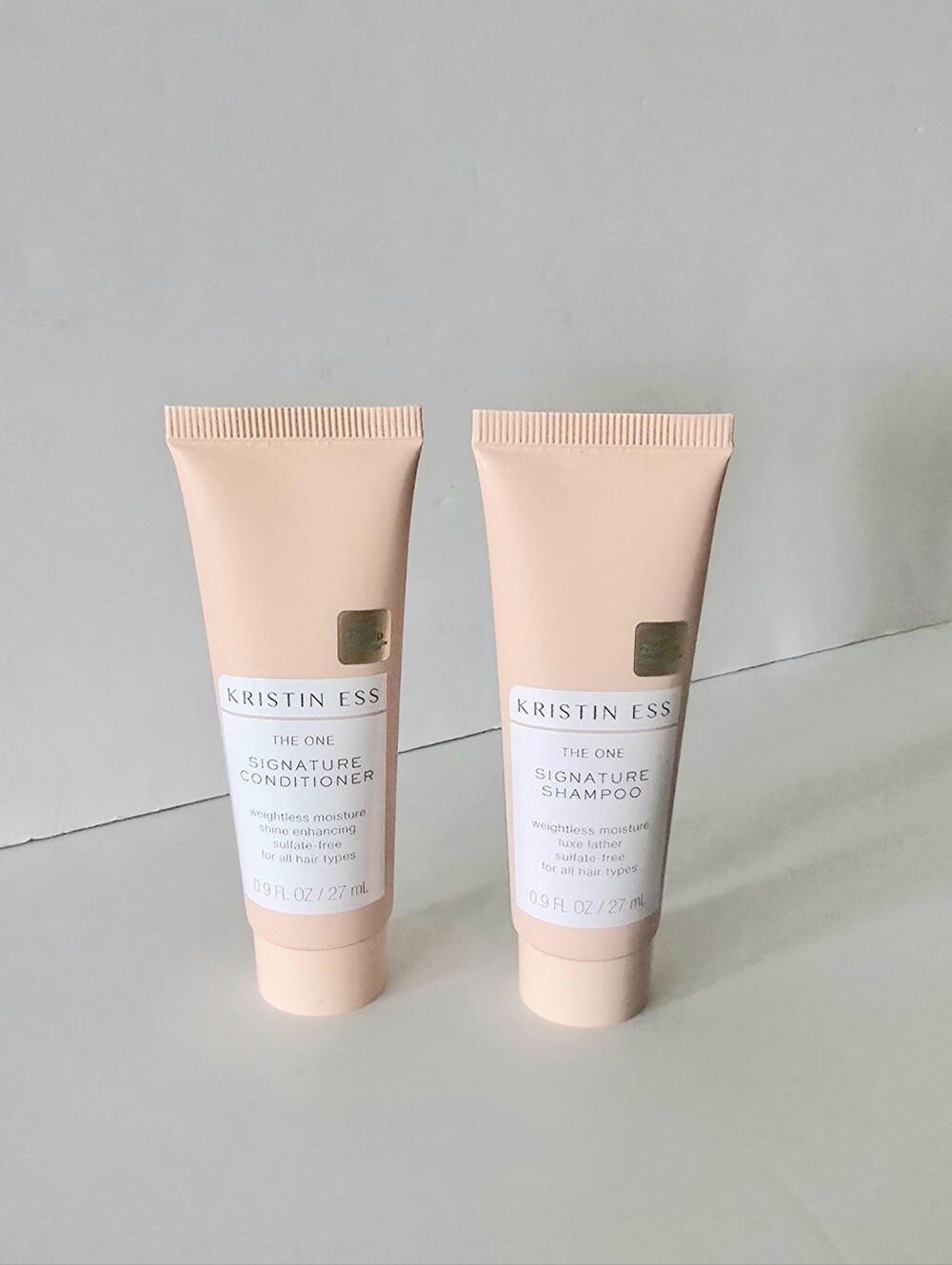 Kristin Ess The One Signature Shampoo & Conditioner, Travel Size. 0.9 Fl Oz New